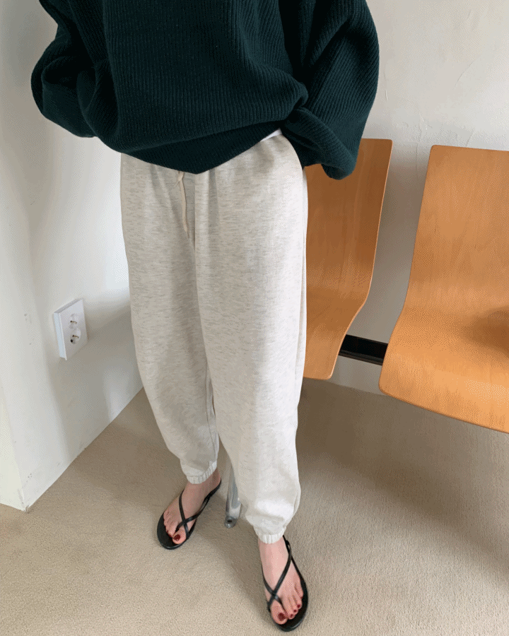 Muji jogger pants (3color)