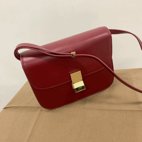 Toronto box bag (burgundy)