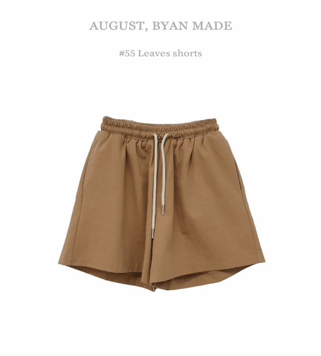 #55 Leaves shorts (3color)