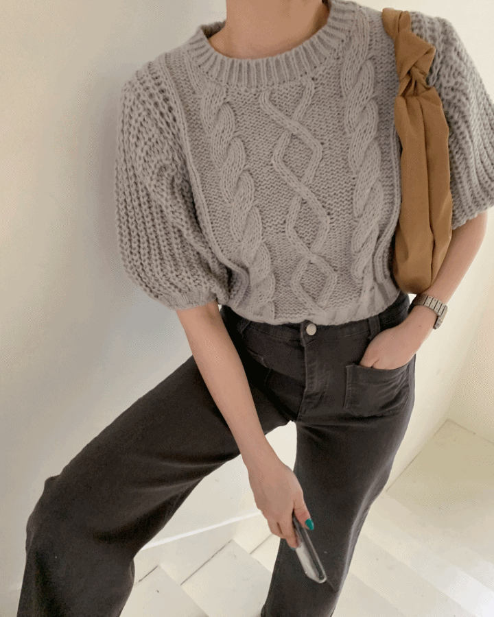 Puff knit (2color)