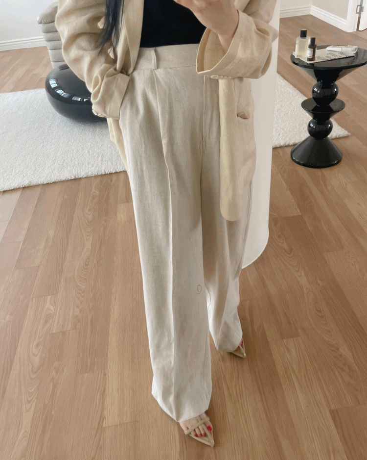 Solti linen slacks (2color)