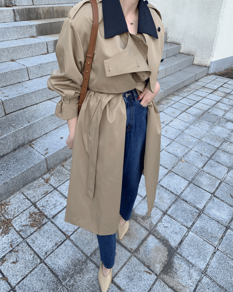 Okta trench coat (2color)