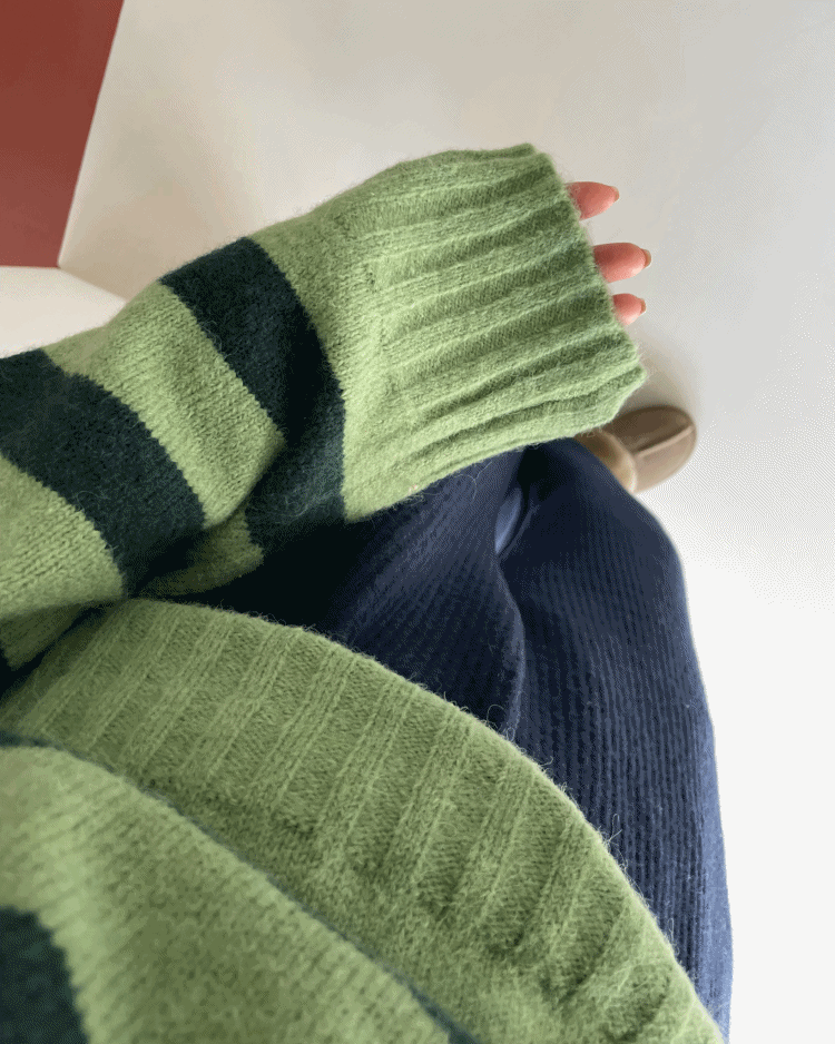 Pieat knit (2color)