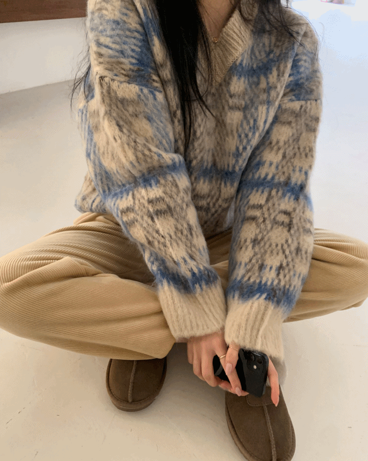Snap knit (2color)