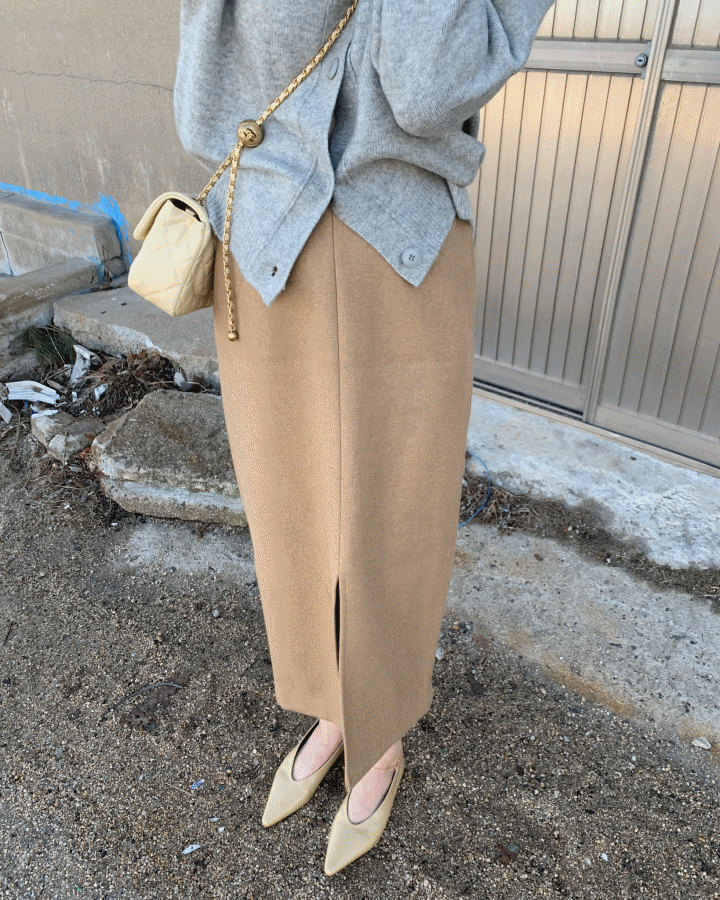 Rotim wool skirt (2color)