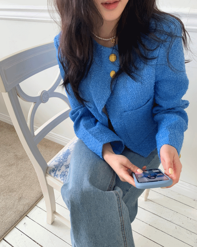 Foens tweed jacket (2color)
