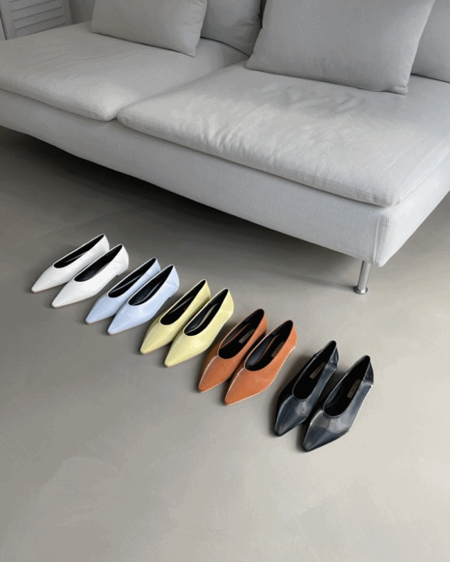 Panama flat shoes (5color)