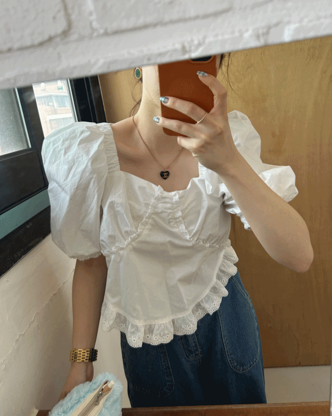 Corner blouse (2color)